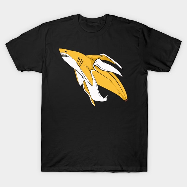 Shark-Banana T-Shirt by gdimido